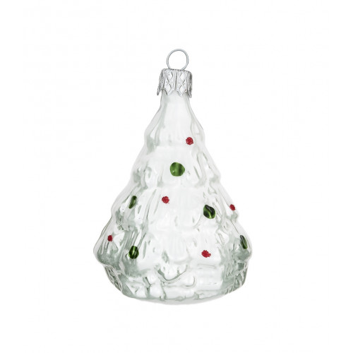 Bäumchen weiss Glanz - 8x5,5cm