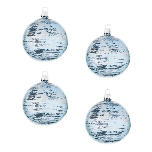 Blue-transparent ball (4 pcs in pack)